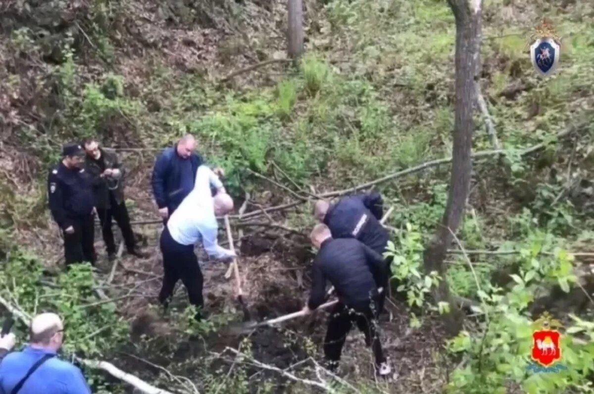    Кадр со следственного эксперимента.