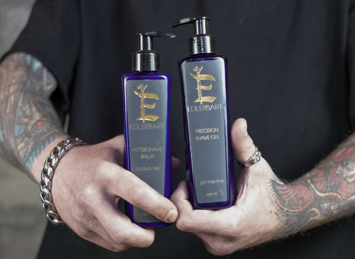 Прозрачный гель для бритья и бальзам после бритья EdlerBart