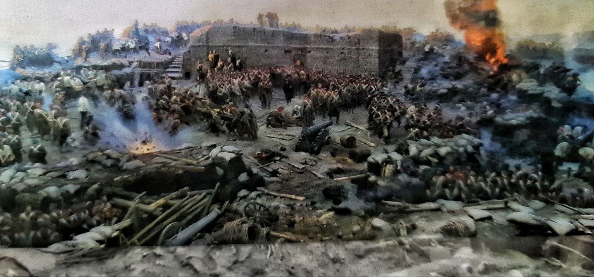       Фрагмент Панорамы Оборона Севастополя  1854-1855 г. из материалов Всероссийской научно-практической конференции от 9 сентября 2018 г. 