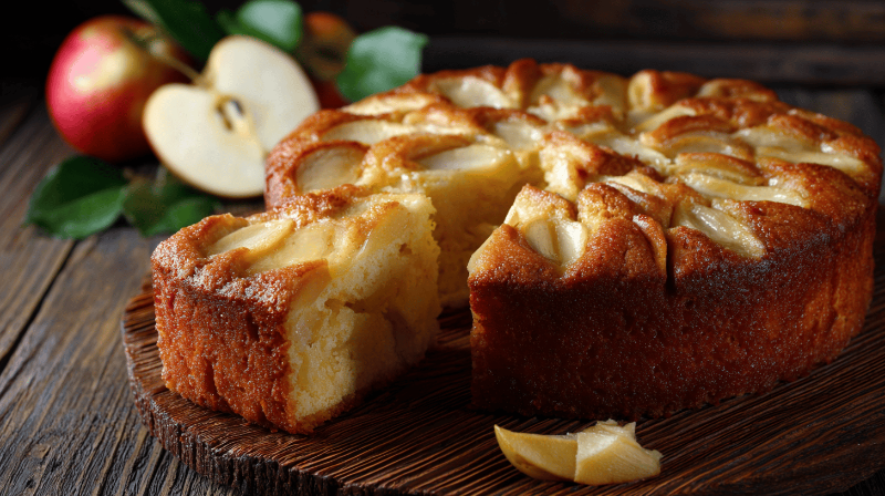 Шарлотка - ароматный пирог с яблоками
