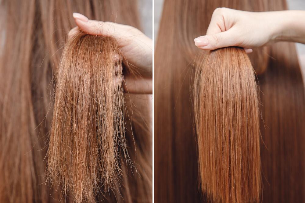 Shutterstock📷Кератин смягчает волосы и придает им здоровый блеск