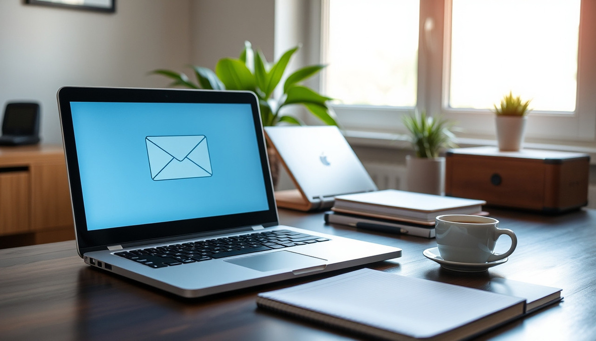    Изображение безопасного почтового ящика с символами защиты.