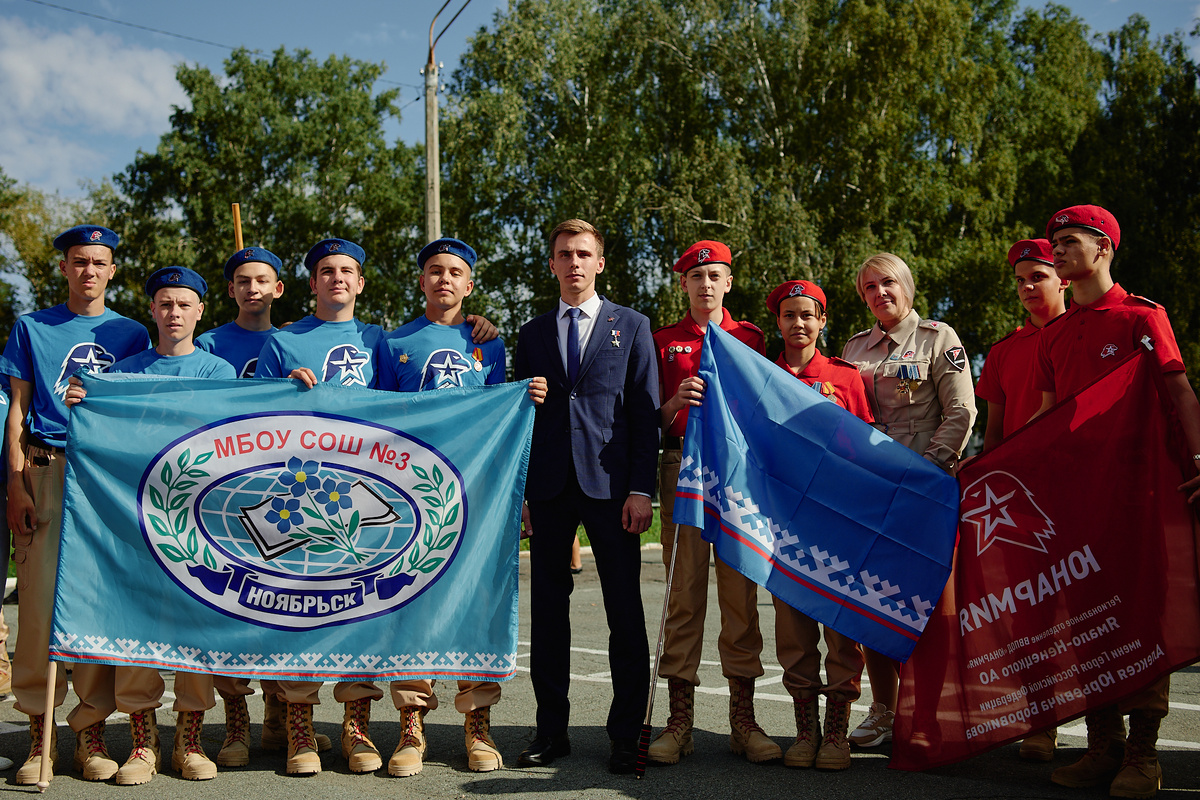 Владислав Головин на открытии военно-спортивной игры «ЮНАВИА» в Челябинске