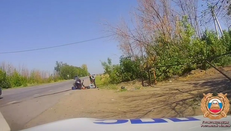    На фото стоп-кадр видео материала Госавтоинспекции Ро Редактор