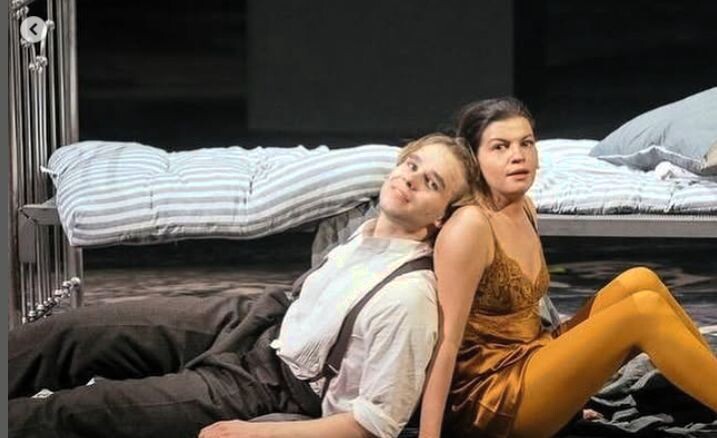 Агния в спектакле "Женщины Есенина"