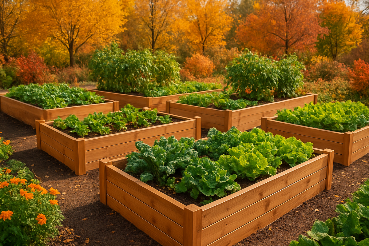 Подготовка грядок для следующего сезона начинается осенью
