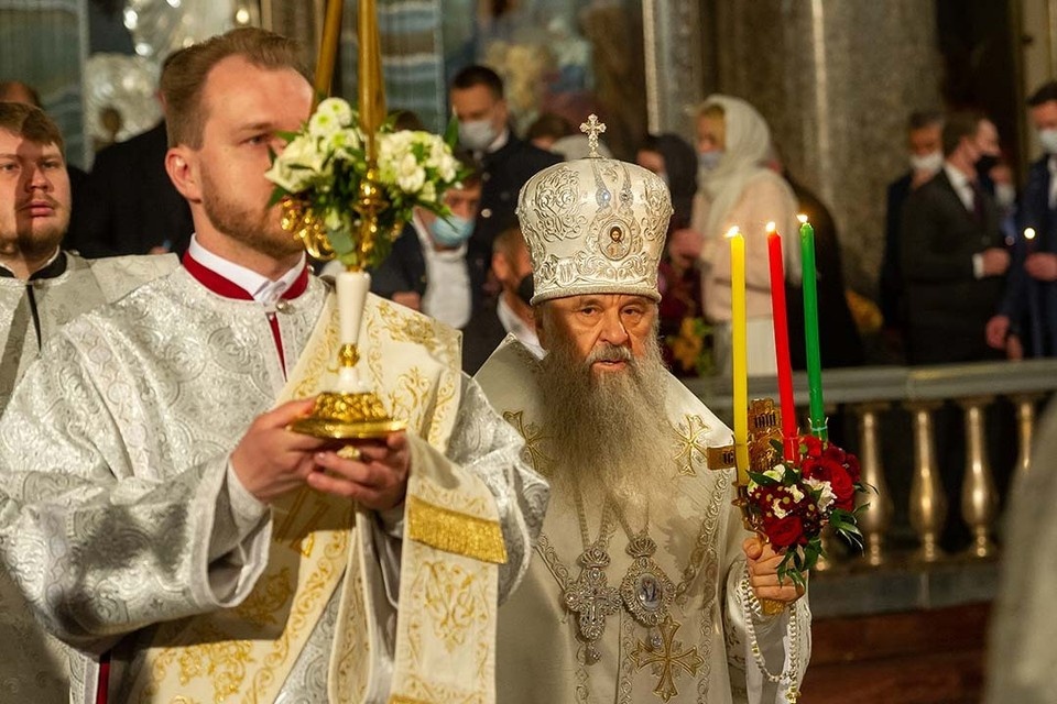    Божественную литургию проведет митрополит Варсонофий. Олег ЗОЛОТО