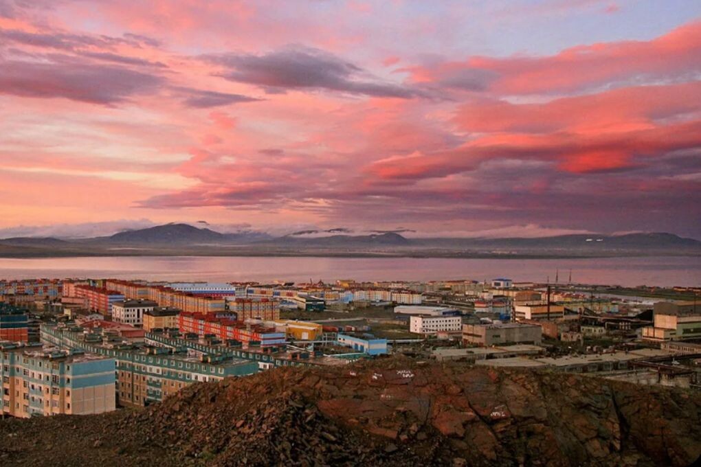 Закат в Анадыре. Фото: "Восток и Арктика"