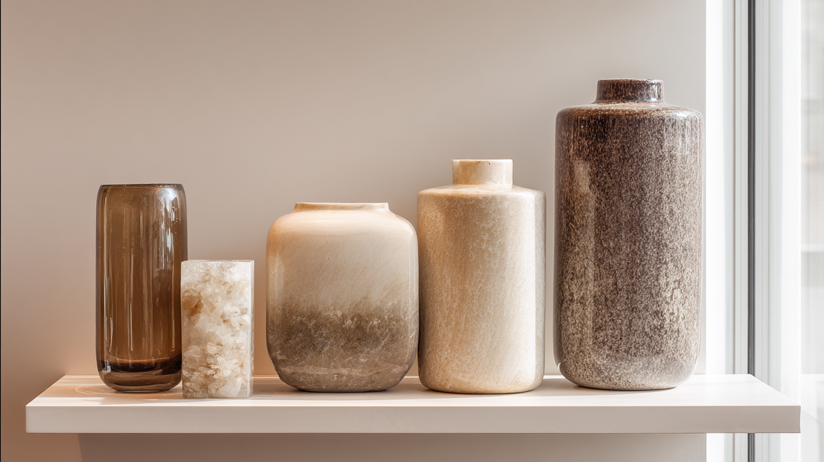Если вам нравятся вазы такого типа, вам повезло - они выглядят очень стильно, если сочетаются с интерьером