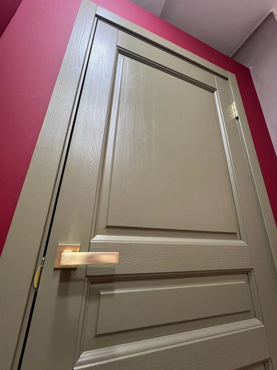 Межкомнатная дверь Пандора в цвете олива