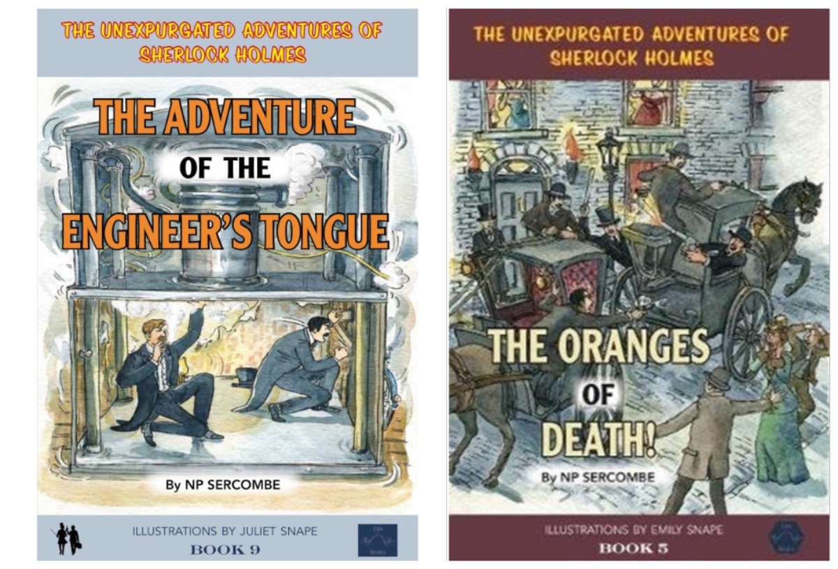 Обложки книг «Неотредактированные приключения Шерлока Холмса»