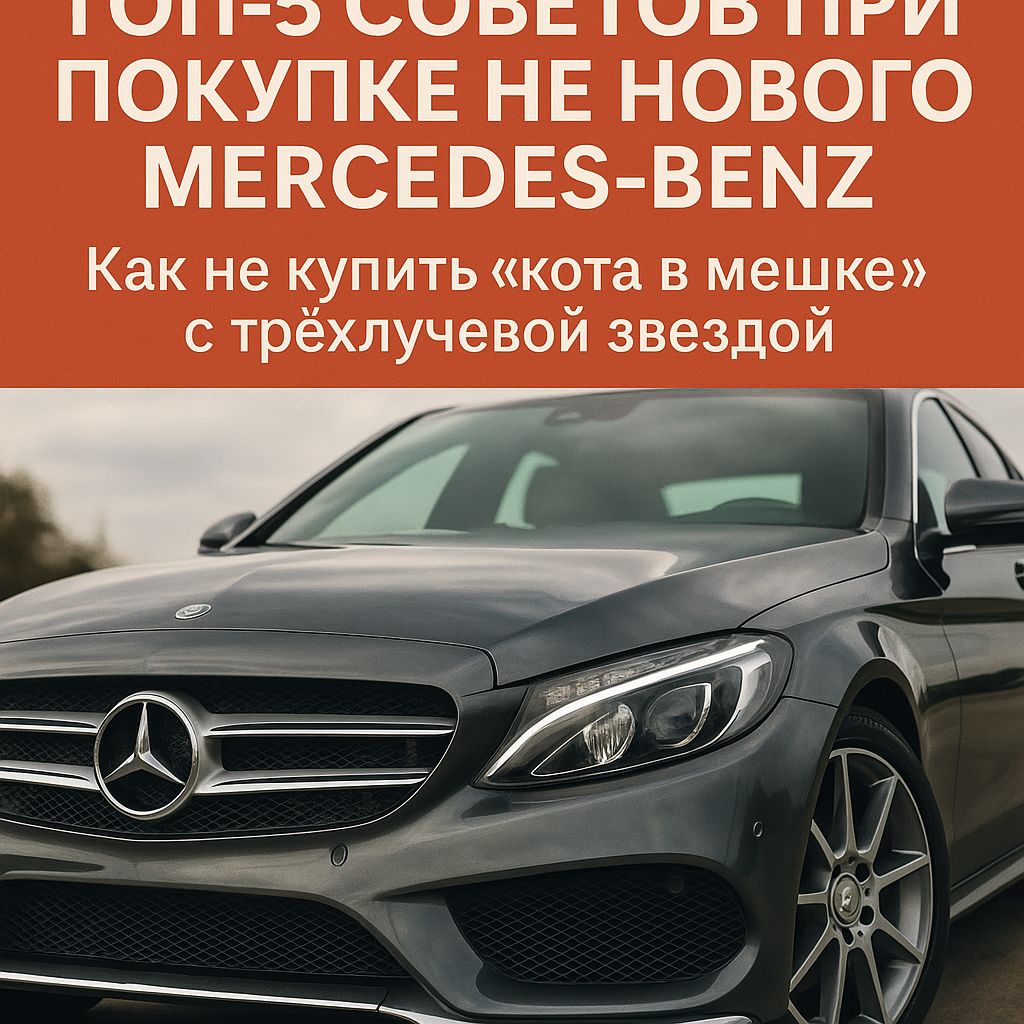 ТОП-5 советов при покупке не нового Mercedes-Benz