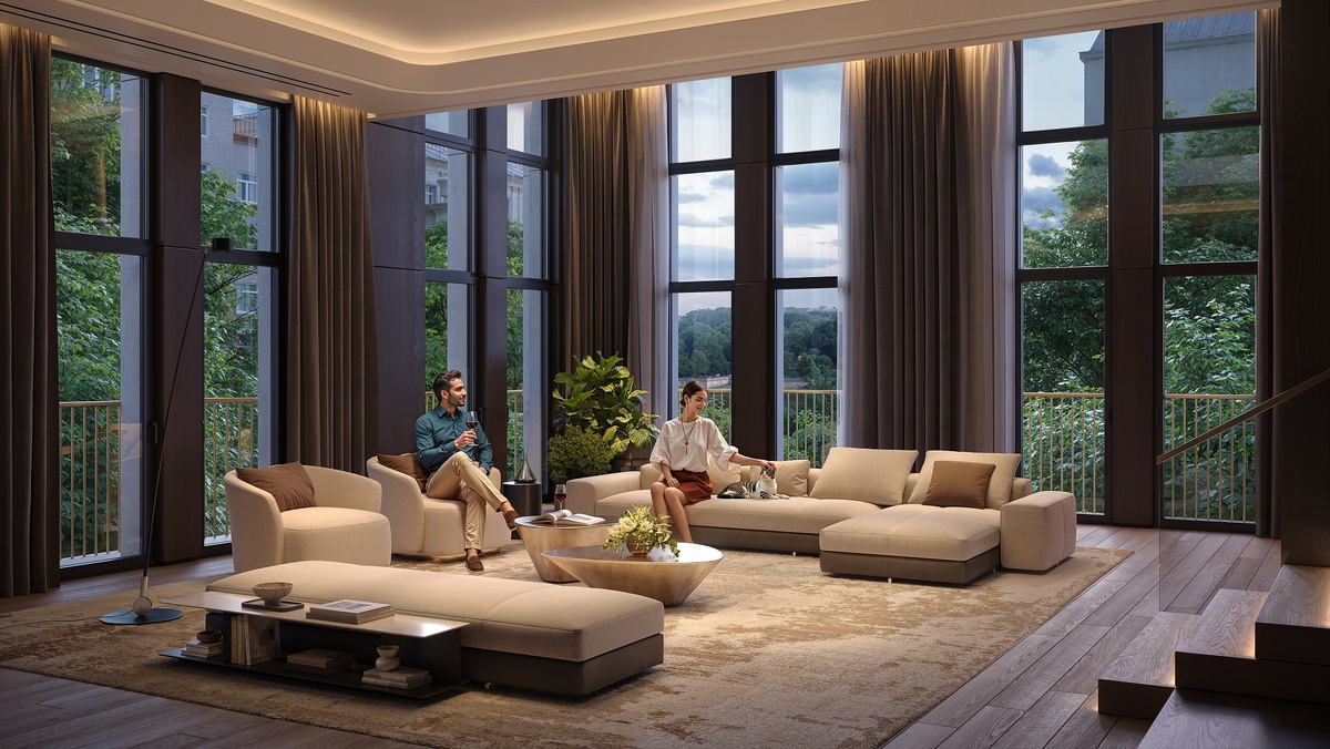 Квартира в клубном квартале «Фрунзенская набережная»