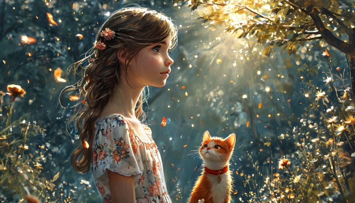 Вера и кошечка Ева