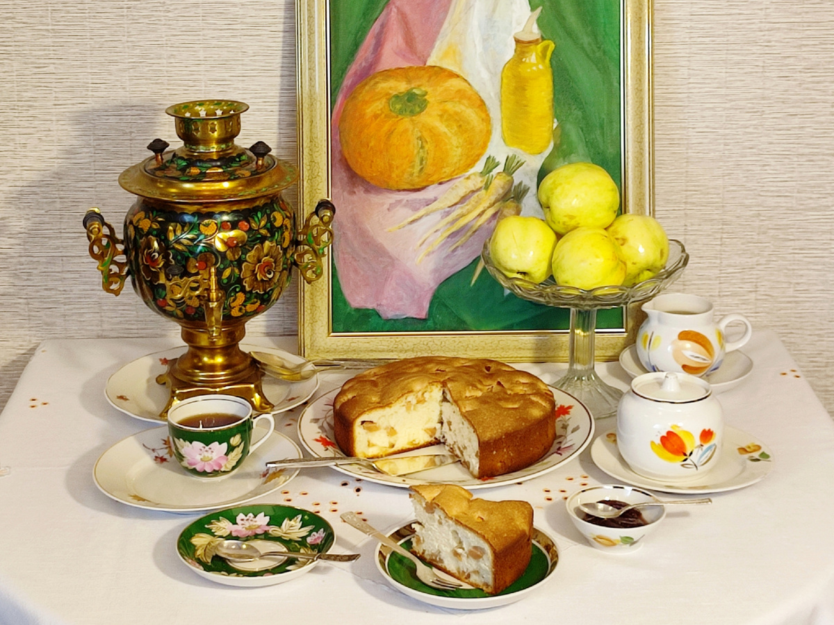 "Теплая минутка осени" - так бы я назвала эту композицию