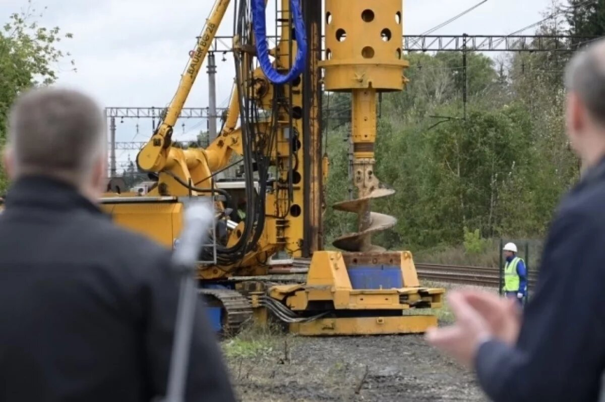    Паслер дал старт строительству путепровода на трассе Екатеринбург – Курган