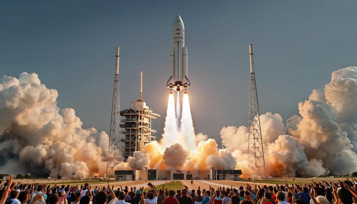 Самое время запустить свои проекты  так, чтобы из космоса было видно.