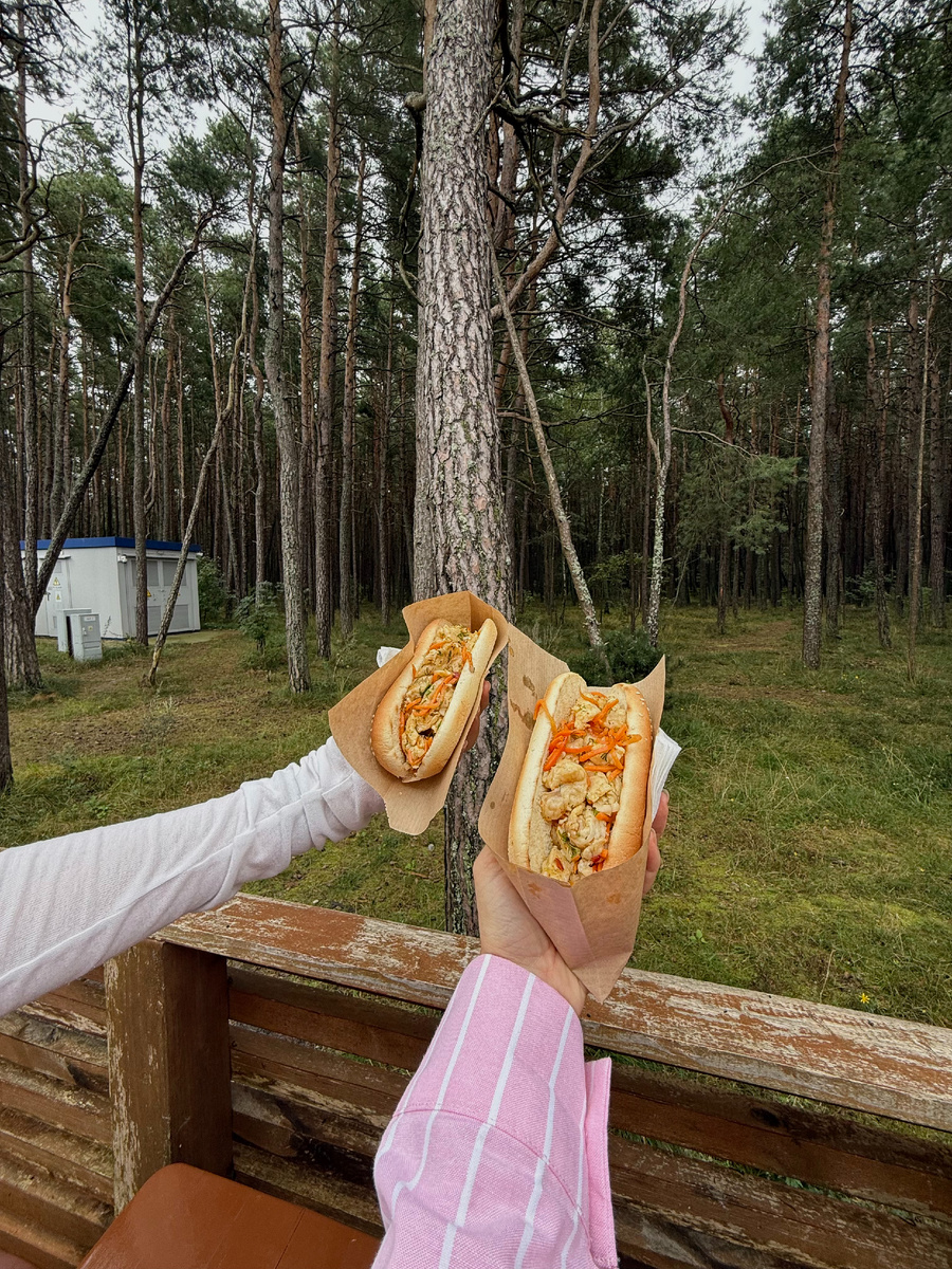 хот-дог с судаком