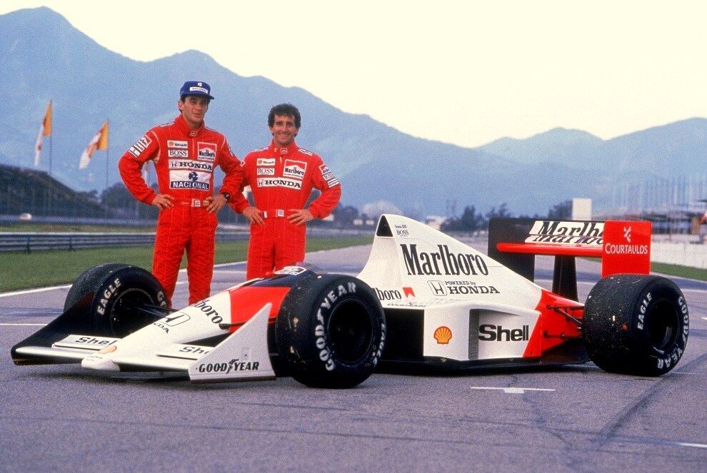 Айртон Сенна и Аллен Прост