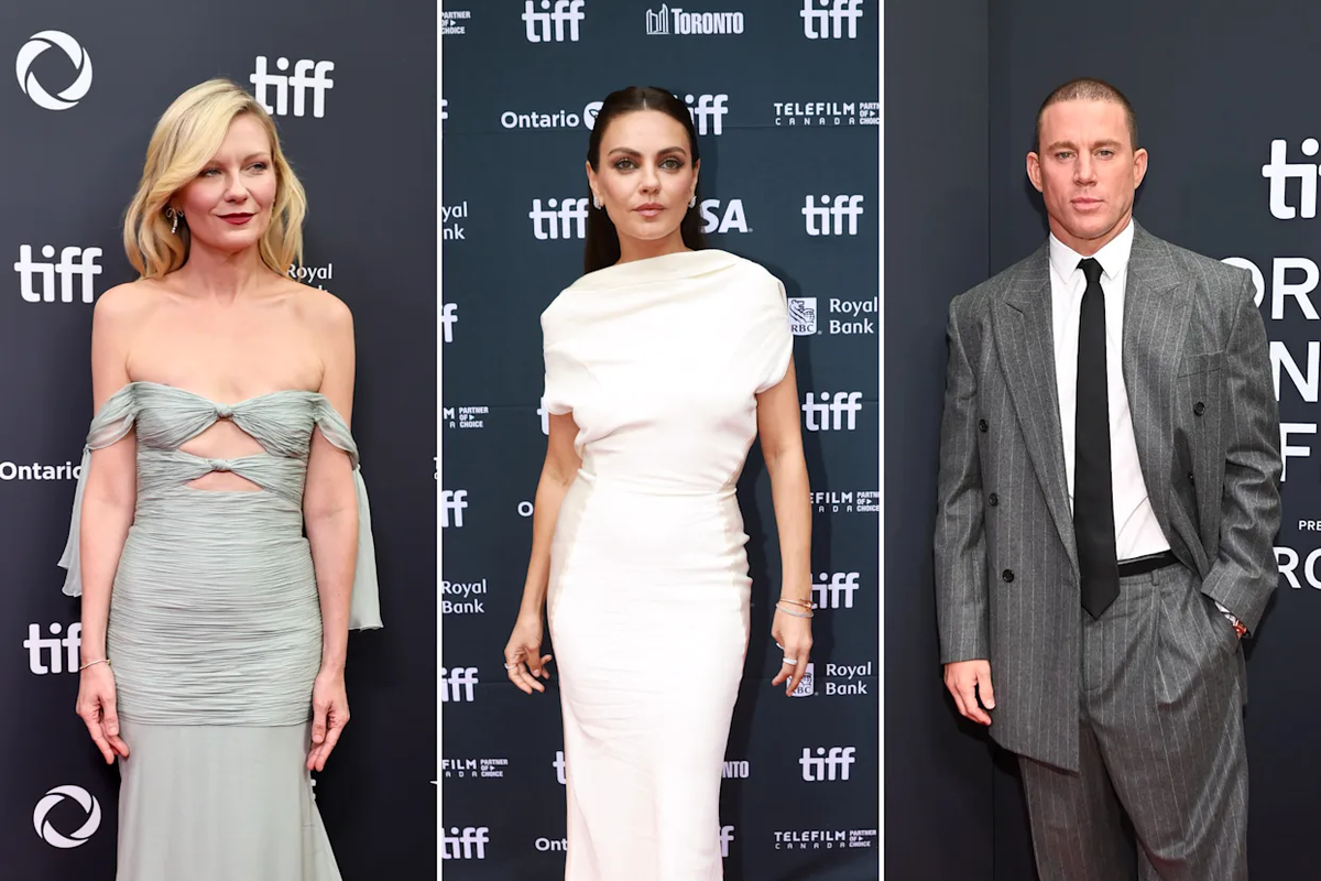 На фото Кирстен Данст — актриса, известная по «Человеку-пауку» и «Меланхолии»; Мила Кунис — звезда «Чёрного лебедя» и «Секса по дружбе»; и Ченнинг Татум — исполнитель главных ролей в «Шаге вперёд» и «Супер Майк».