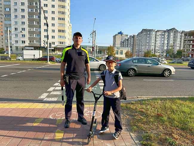 И столичная ГАИ, и участники дорожного движения вступают в новый учебный год с надеждой на отличные оценки тг УГАИ ГУВД Мингорисполкома