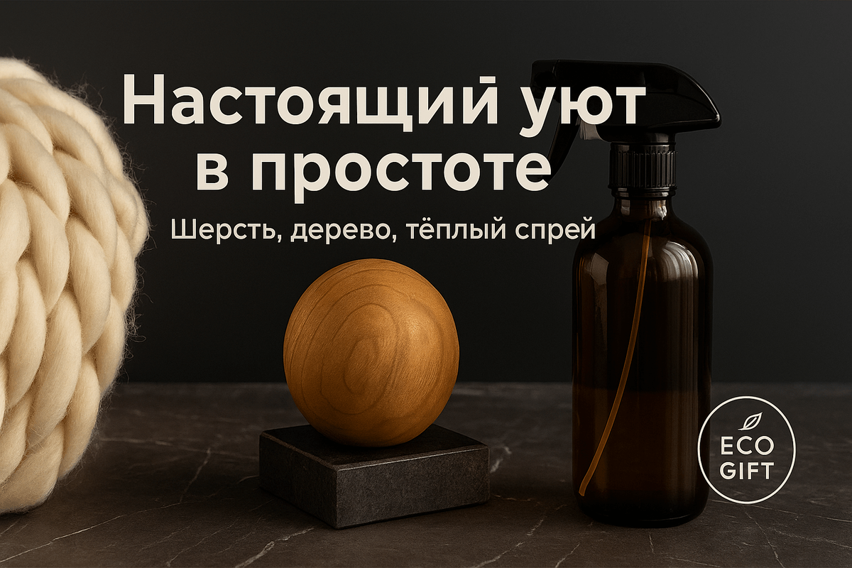    Три простых элемента уюта: шерсть, дерево, тёплый спрей Марина Погодина