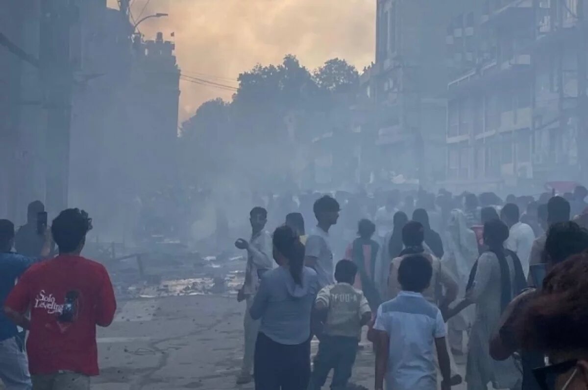    Протесты в Непале.