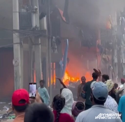    Протесты в Катманду. Фото очевидца