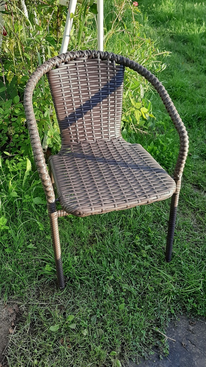 стул из полиротанга, кресло из ротанга своими руками