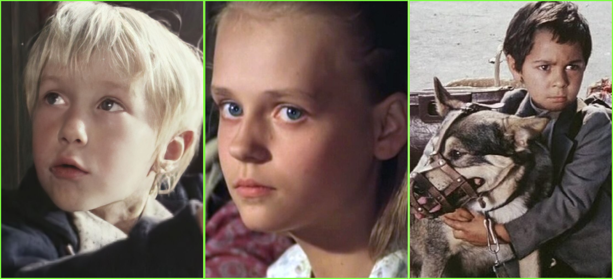 Эти дети сыграли даже достовернее взрослых актёров. Фото: кадры фильма "Мужики!"