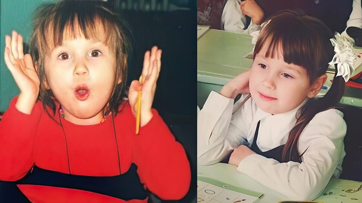 Клава Кока в детстве.