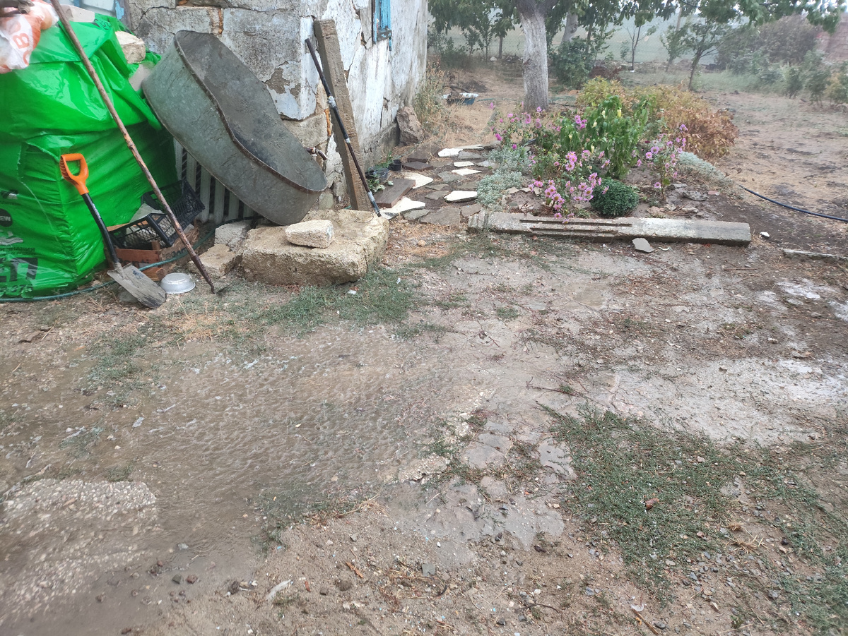 Лужи во дворе