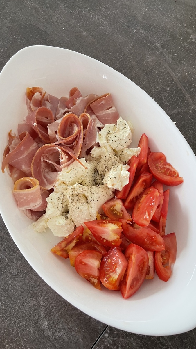 паста с беконом