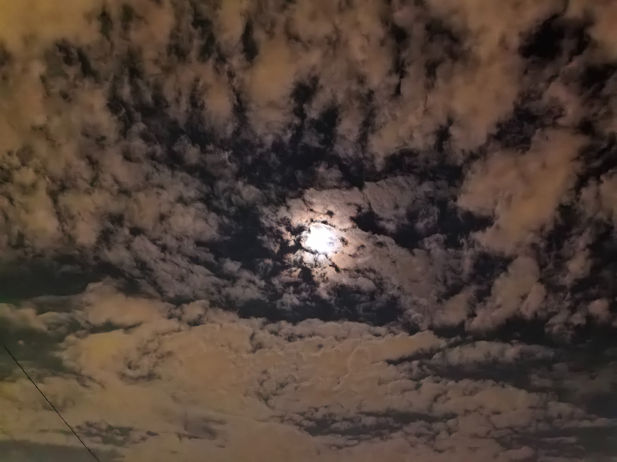 Мой кусочек неба с балкона