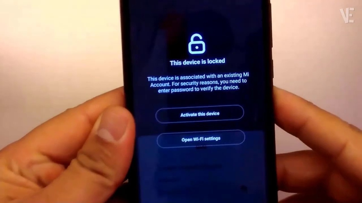 This device is locked xiaomi как разблокировать