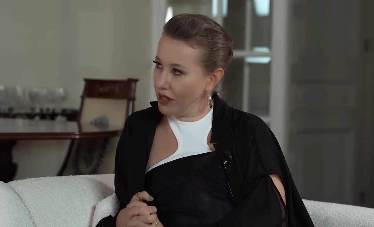 Ксения Собчак. Фото: YouTube / @sobchak