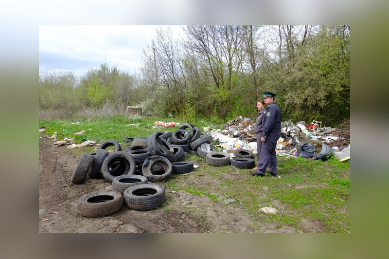    Земельный участок захламлён отходами (фото: Управление Россельхознадзора по Ростовской, Волгоградской и Астраханской областям и Республике Калмыкия)