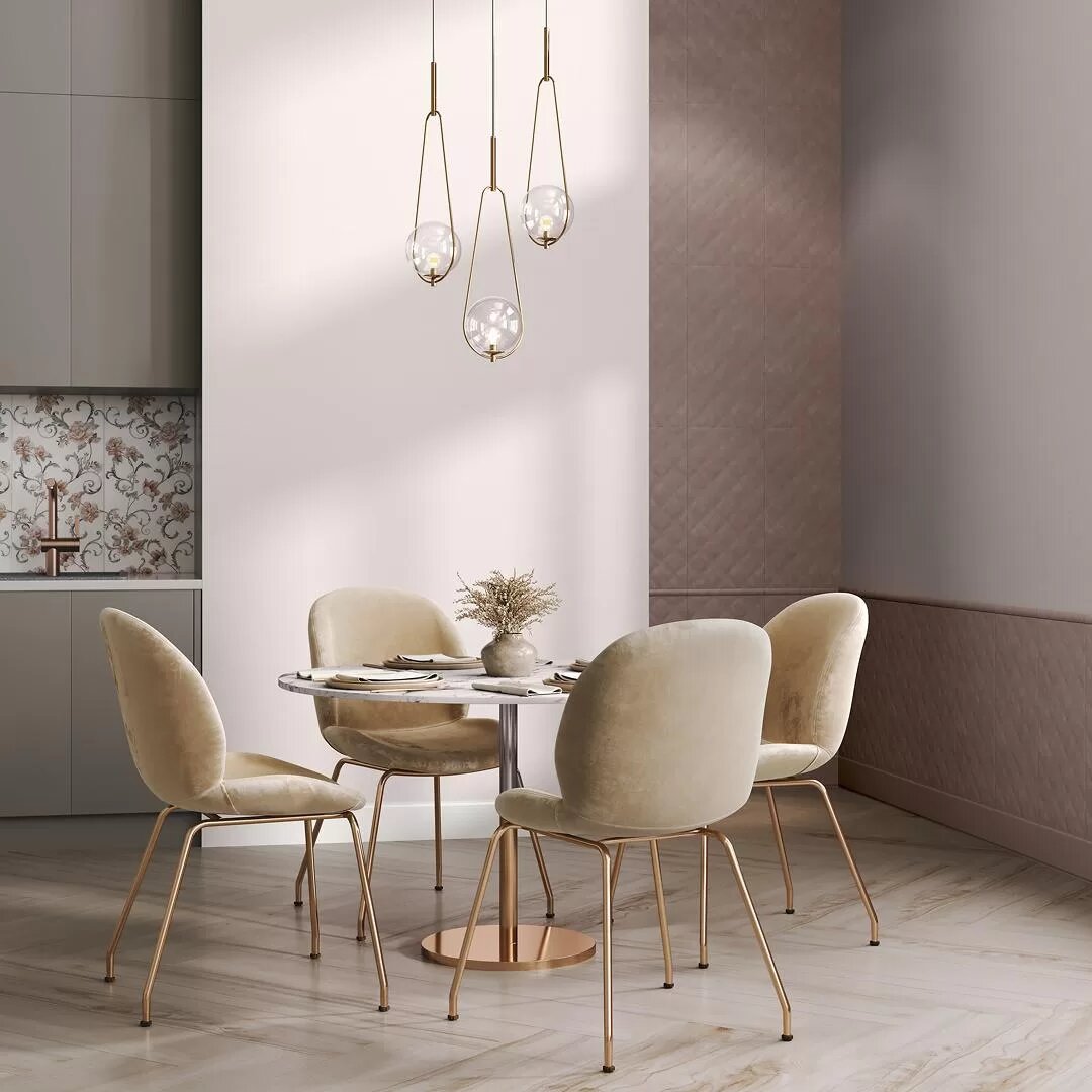 Обои «Примавера», настенная плитка «Марсо»