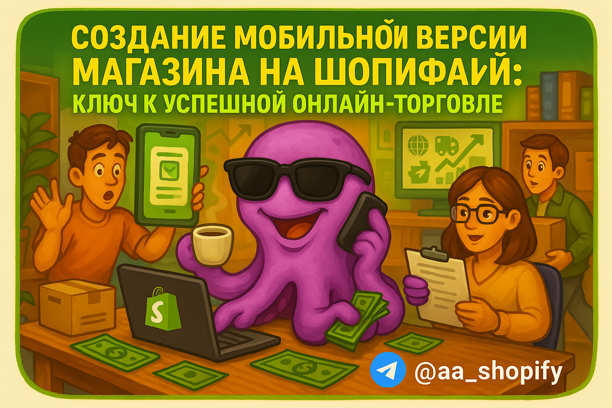   Создание мобильной версии магазина на Шопифай: ключ к успешной онлайн-торговле в 2025 году aa_ecom