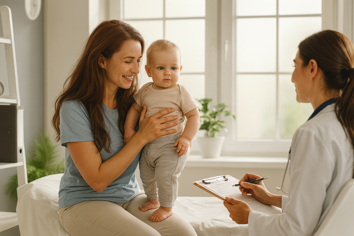 Плоская голова у новорожденного. Что делать?