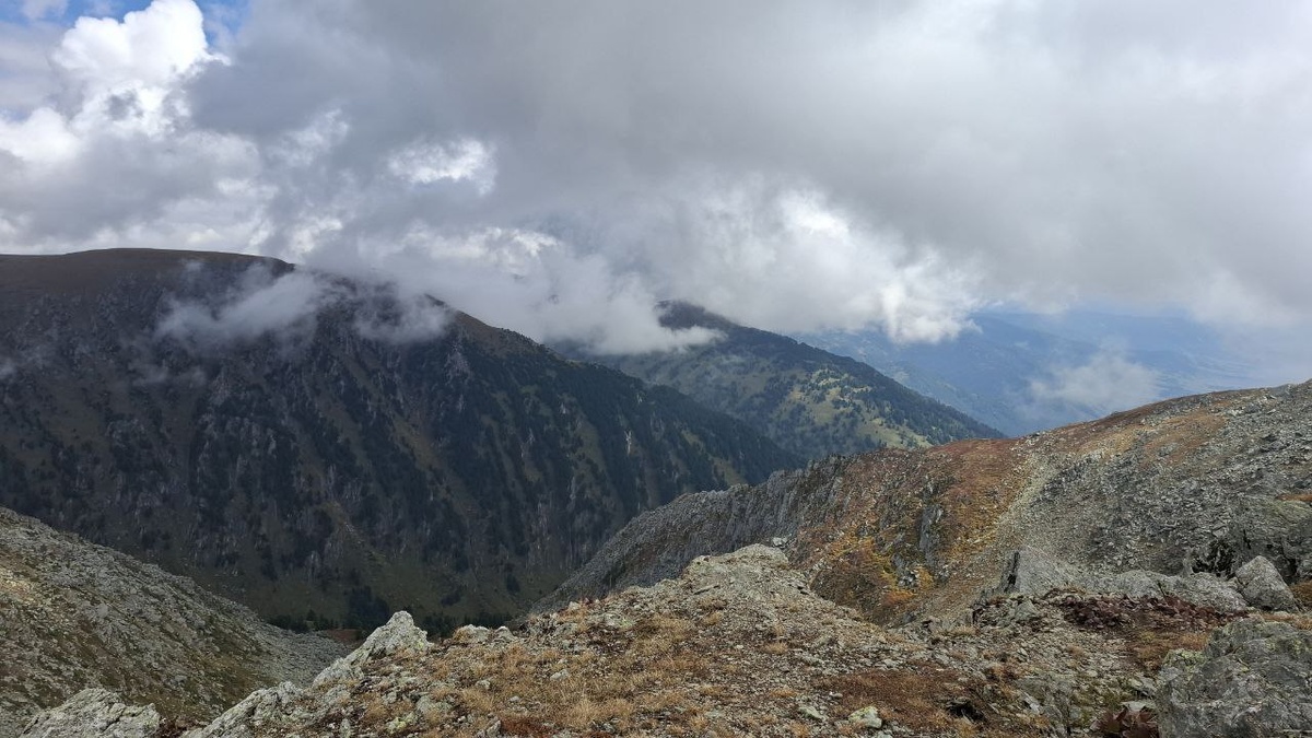 вид с Теректинского хребта