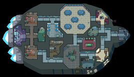 Схема карты The Skeld