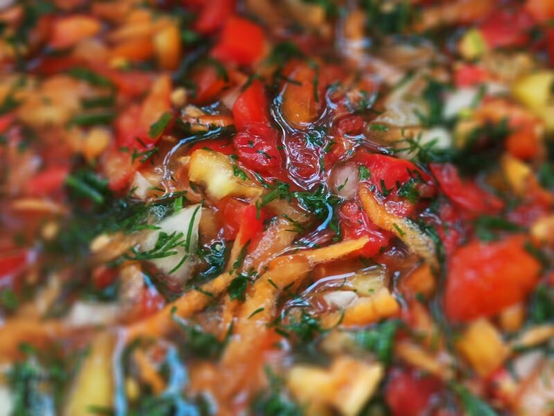 овощная заправка на зиму без варки 