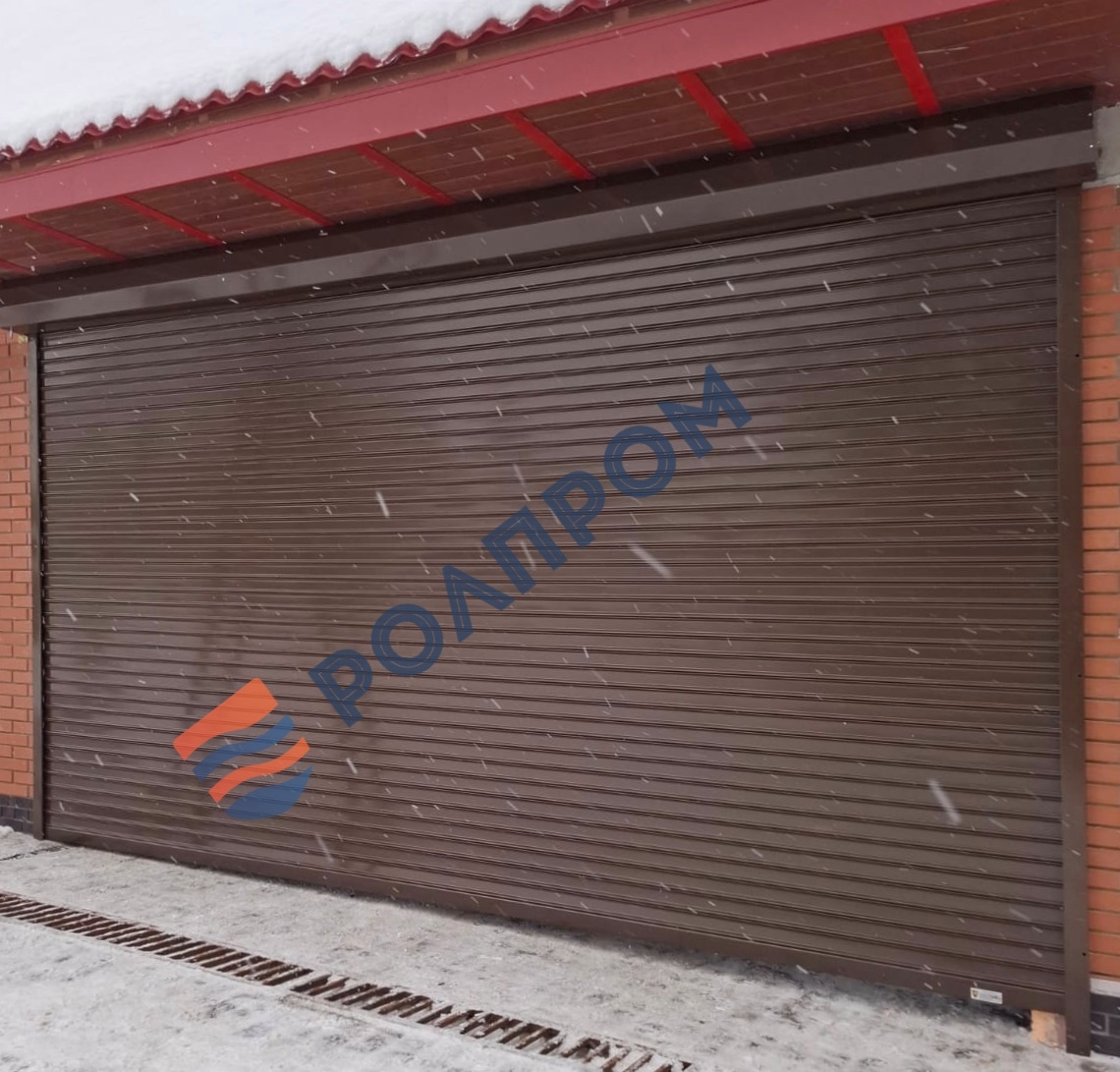 Стальные рулонные ворота СТ75