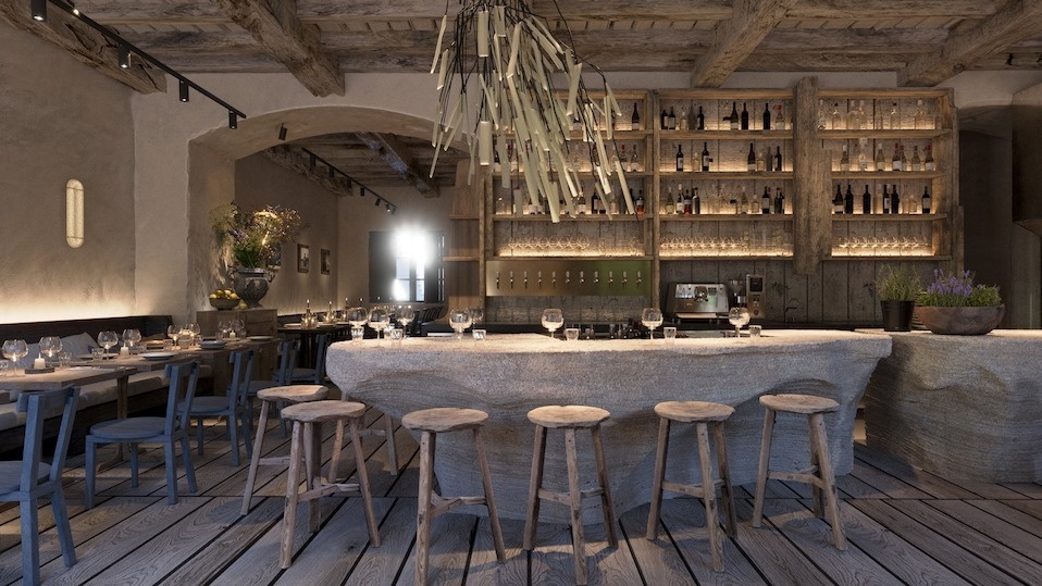 Ресторан "Pomme Verte. Фото ресторана.