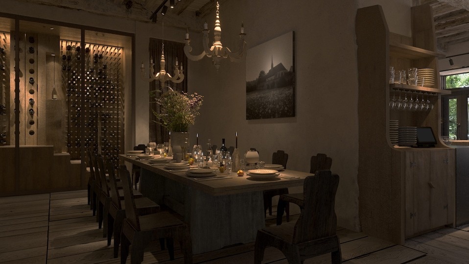 Ресторан "Pomme Verte. Фото ресторана.