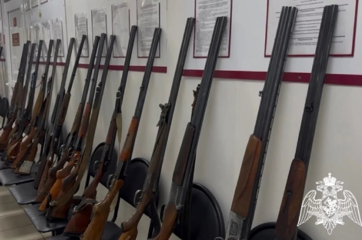    В Тверской области с начала года изъяли более 680 единиц оружия