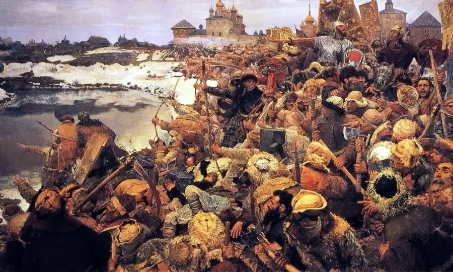 «Восстание Болотникова», худ. Горелов Гавриил Никитич. Государственная Третьяковская галерея