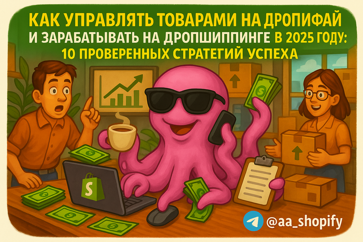    Как управлять товарами на Шопифай и зарабатывать на дропшиппинге в 2025 году: 10 проверенных стратегий успеха aa_ecom