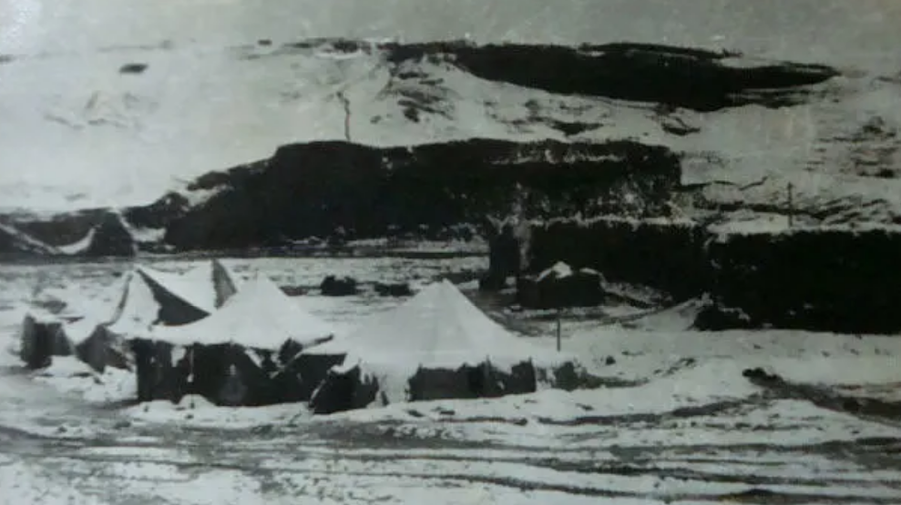 Старая афганская крепость где находилась база советской пограничной ММГ "Тути"